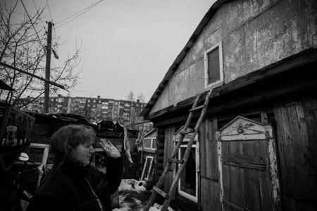 This family resides in a falling apart house. Local authorities planned to demolish it back in 1980s but it never happened