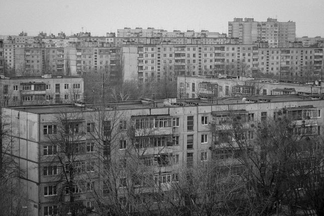 Arik Shraga. Eastern Ukraine. Kharkov. A view from a dormitory