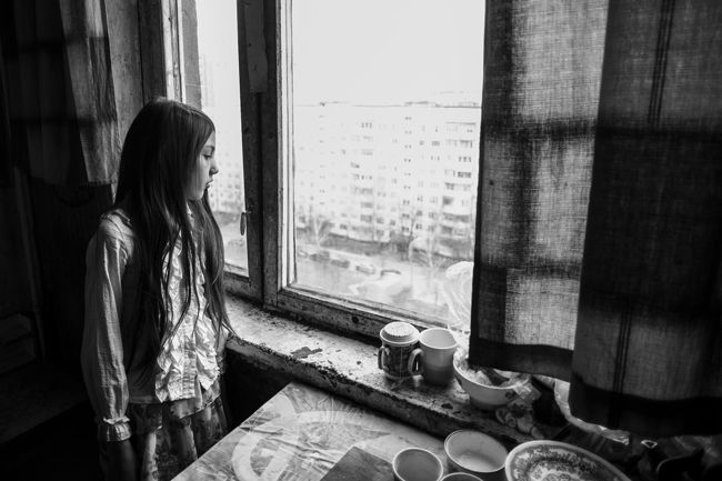 Arik Shraga. Eastern Ukraine. Kharkov. Anna