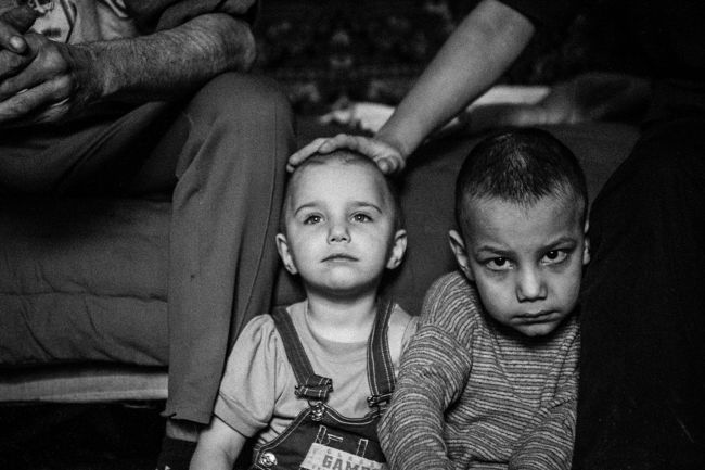 Arik Shraga. Georgia. Tbilisi. Sasha and Zina