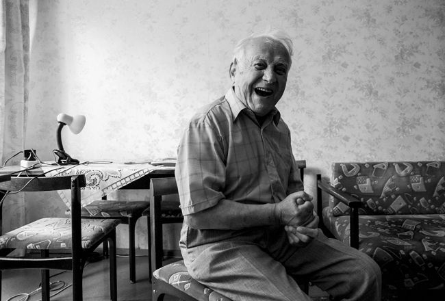 Arik Shraga. Humanitarian Photography. The only thing that scares Dmitry is Alzheimer