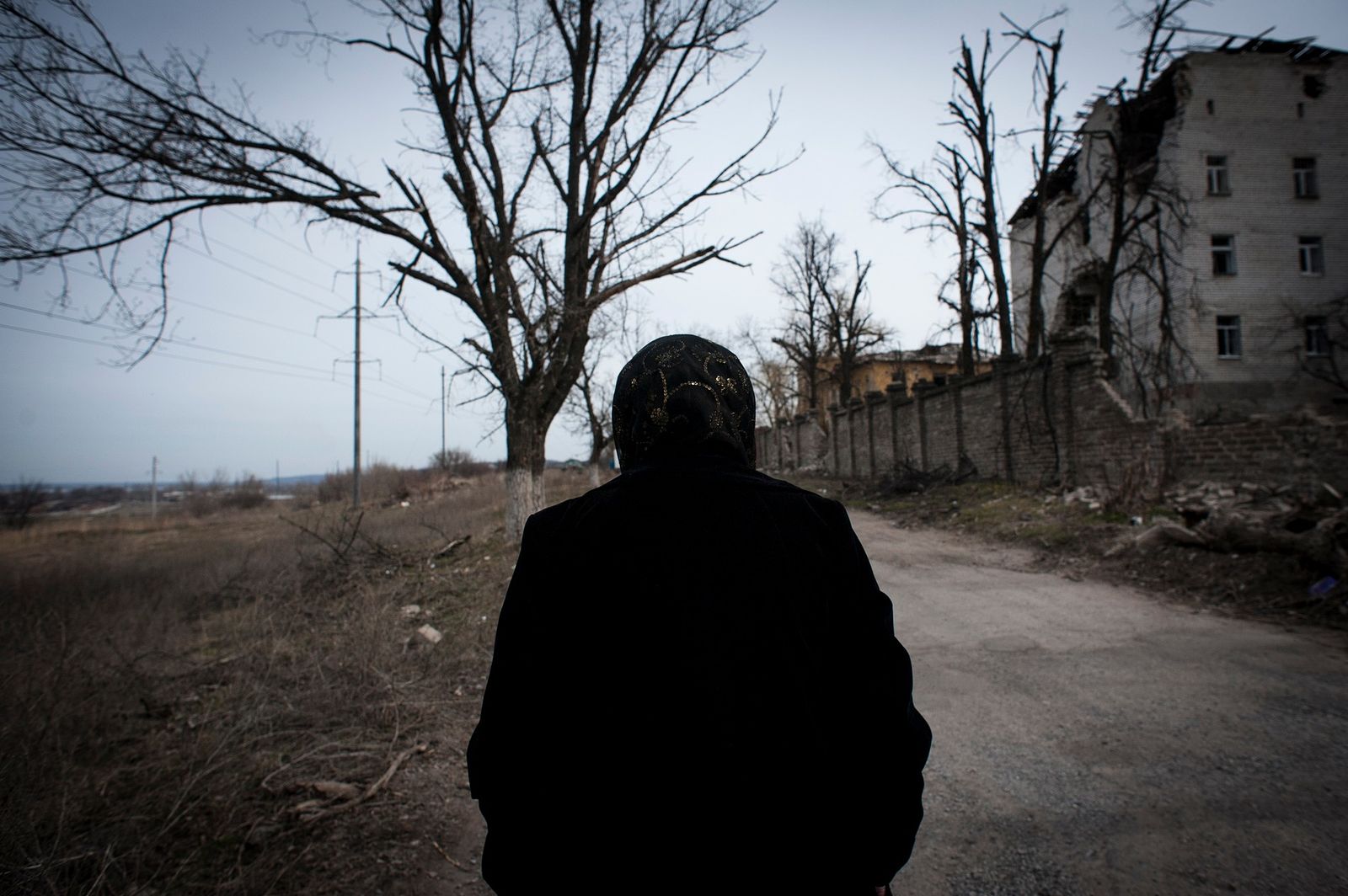 Arik Shraga. Humanitarian Photography. A hospital near Slavyansk (Ukraine) caught in a cross-fire and destroyed
