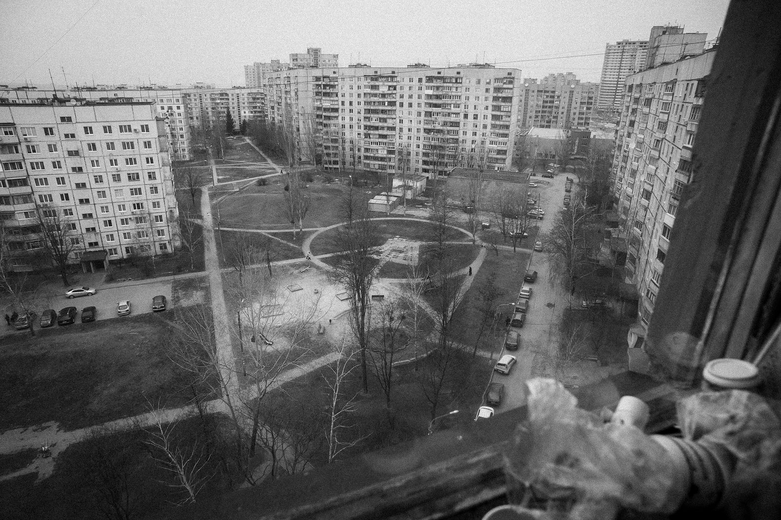 Арик Шрага. Восточная Украина. Харьков. Вид из окна