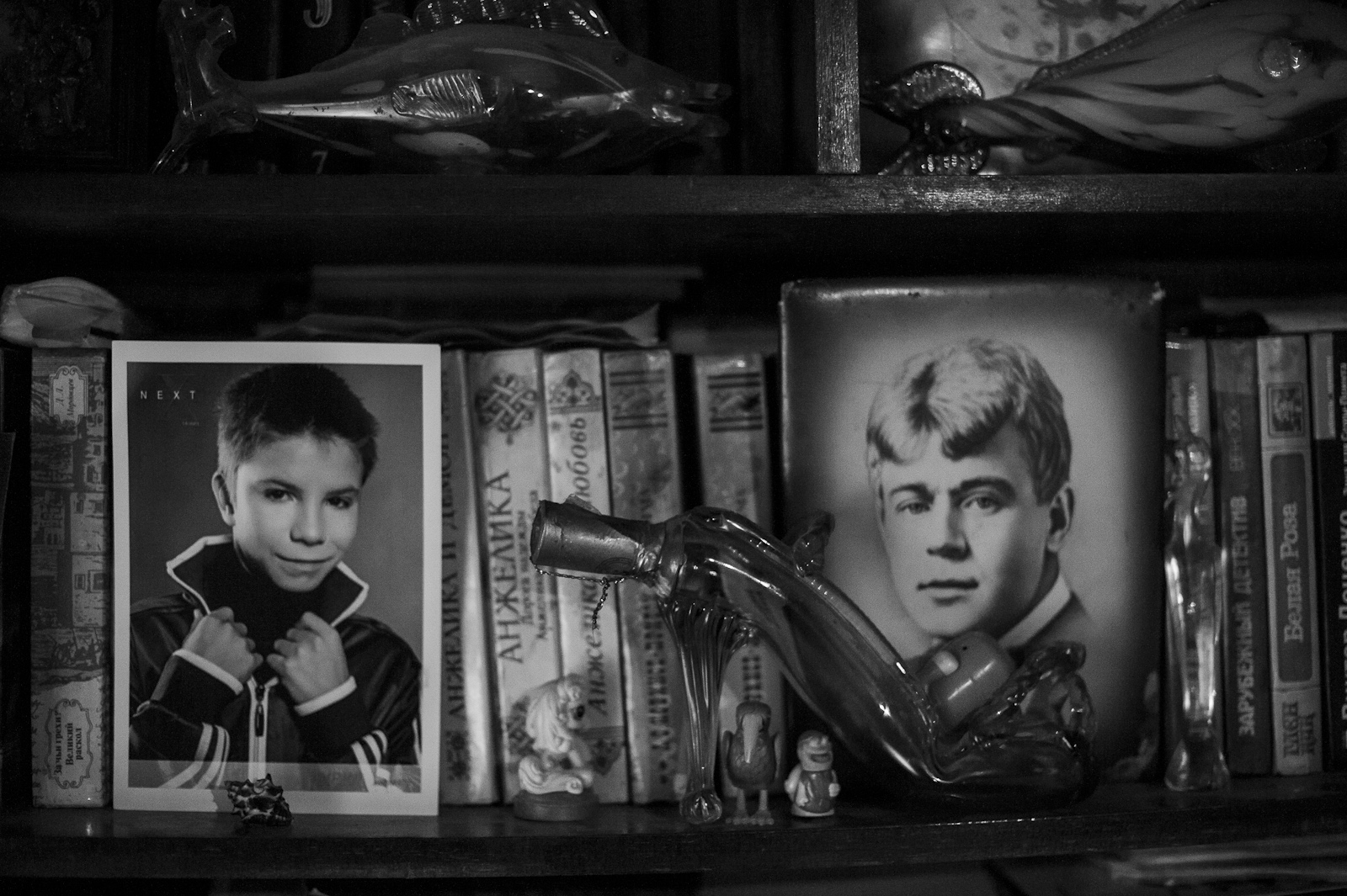Arik Shraga. Kazakhstan. Almaty. Kirill When he was an 8 months old baby his mother, alcohol abuser, has locked him alone at home. During several days Kirill was eating semolina he managed to crawl to. When no semolina left he started to eat his own excrements. Finally neighbors heard that he’s crying too long and called police. Kirill lives with his grandfather’s sister, he calls her "mom". His biological mother was deprived of parental rights and later killed by her drinking companions.