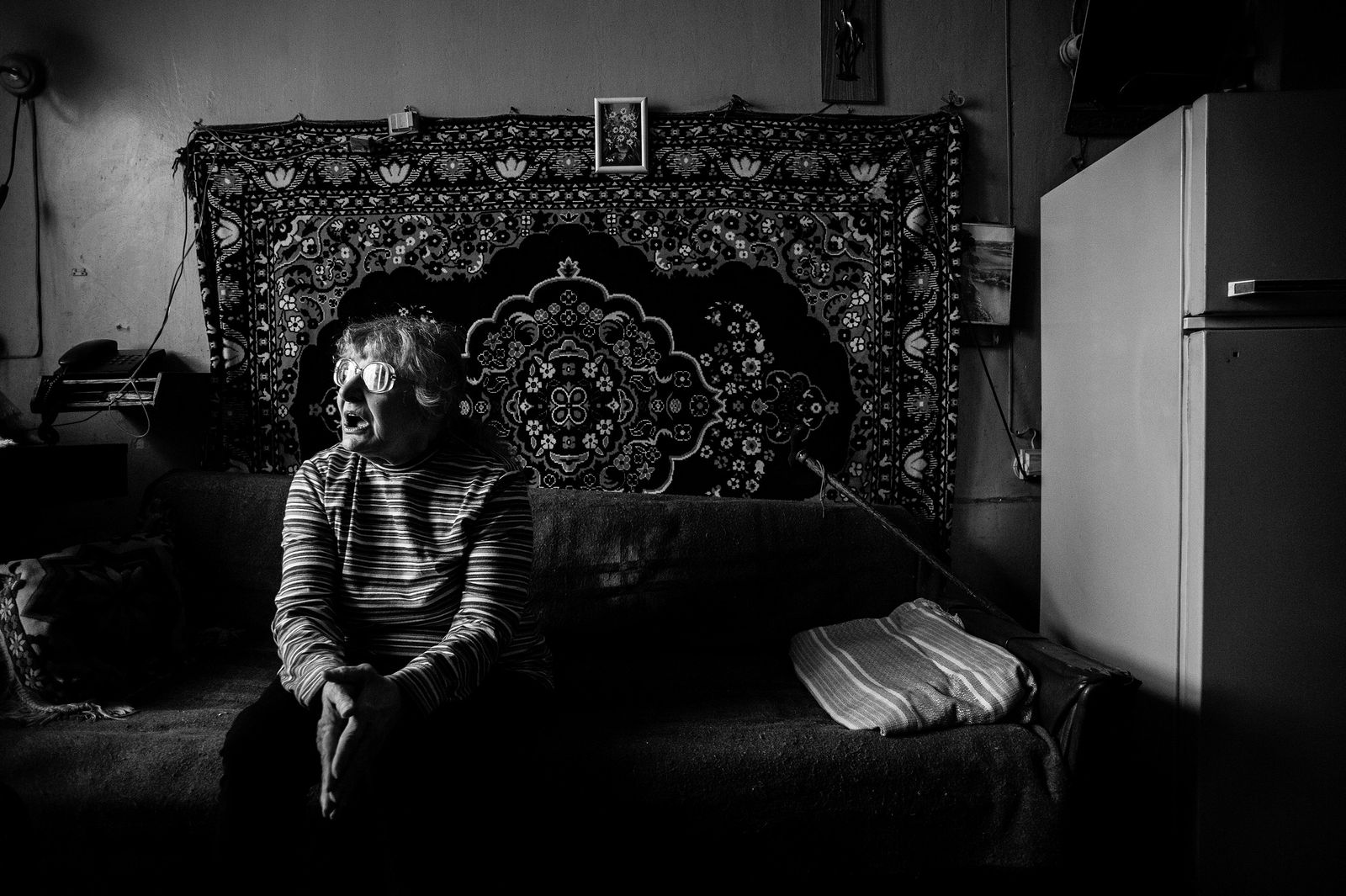 Arik Shraga. Humanitarian Photography. "Being disabled and totally alone I manage to survive on my own"